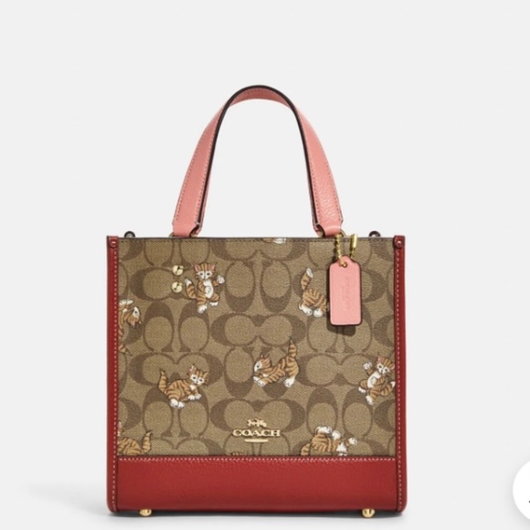 Coach Handbags - COACH Dempsey 22 Tote/Crossbody W/Dancing Kitten 🐱 Print - GORGEOUS & NWT!